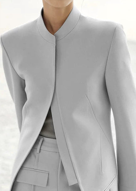 Minimal Collarless Jacket / Wide Pants（Select Item） 　R95
