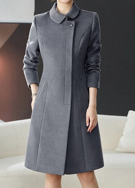 Round Collar Slim Coat　R281