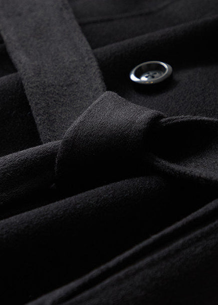 Tie Belt Tailored Long Coat　R262