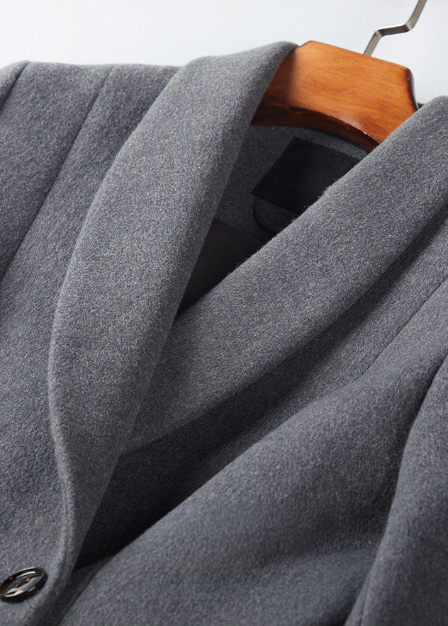 Slim Double Breasted Long Coat　R280