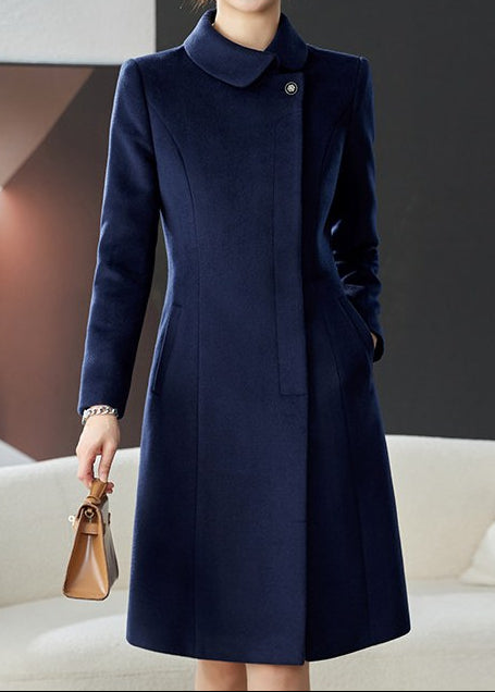 Round Collar Slim Coat　R281