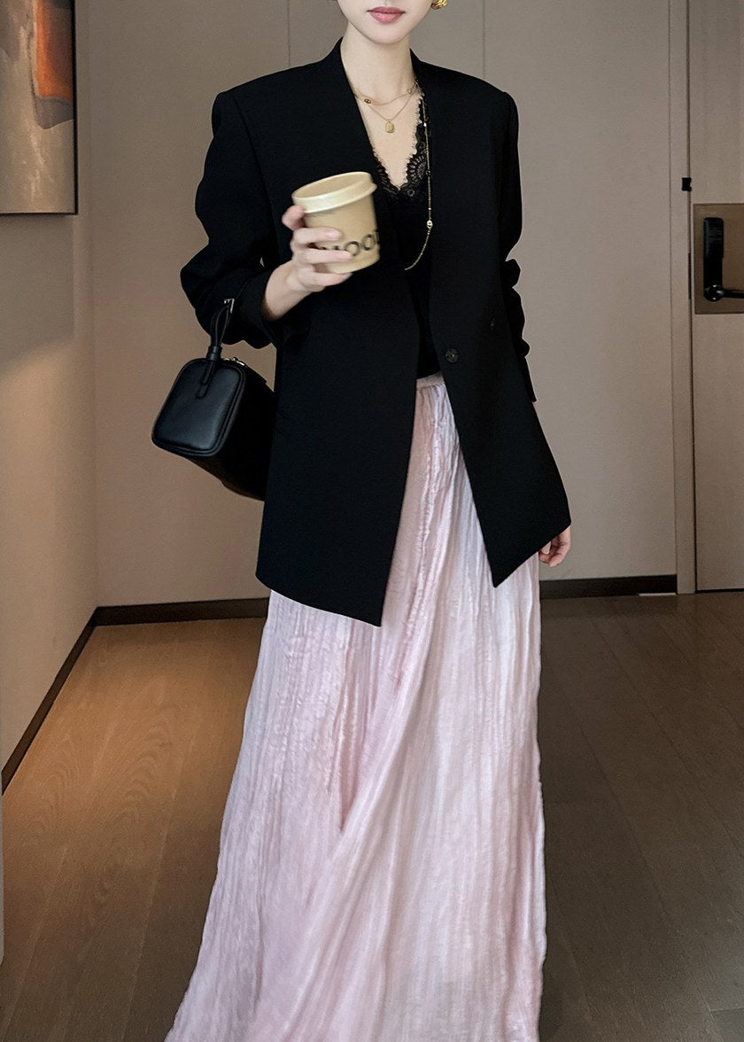 Asymmetric Collarless Blazer　R166